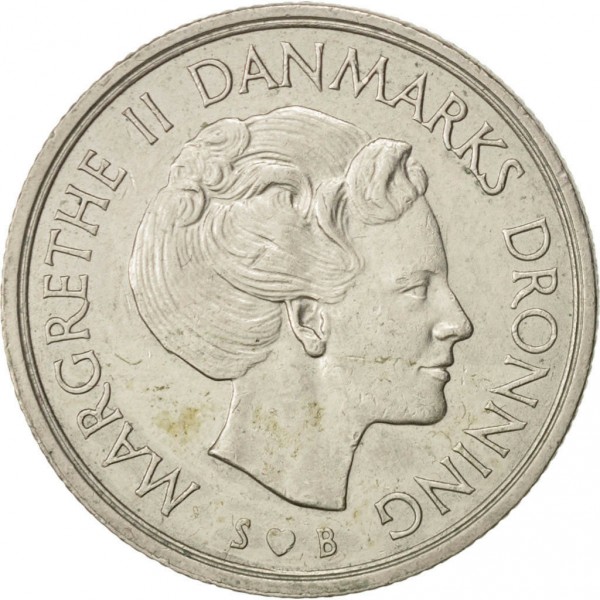 Монета: Дания 1 крона, 1977 - Image 2