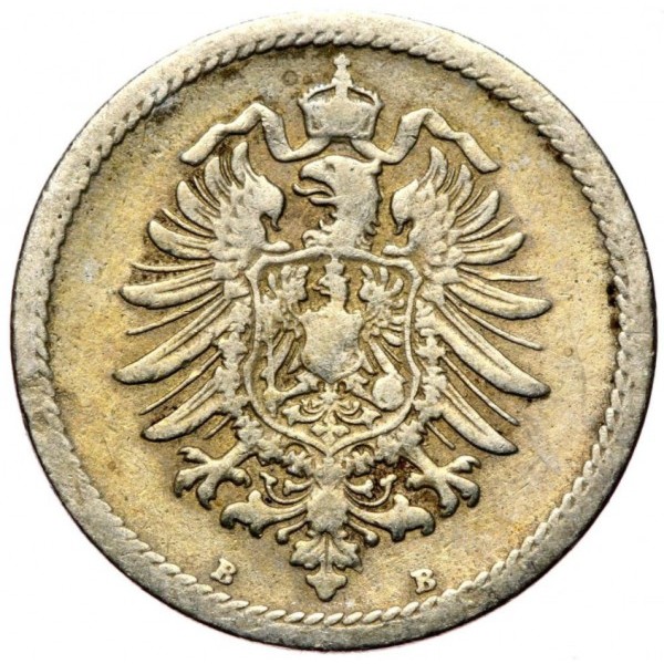 Монета: Германия 5 пфенига, 1874, C - Франкфурт - Image 2