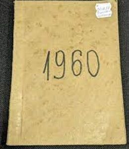 Корица на списание "Предучилищно възпитание", 1960 г., с текст и графика, свързани с ранното детско възпитание.