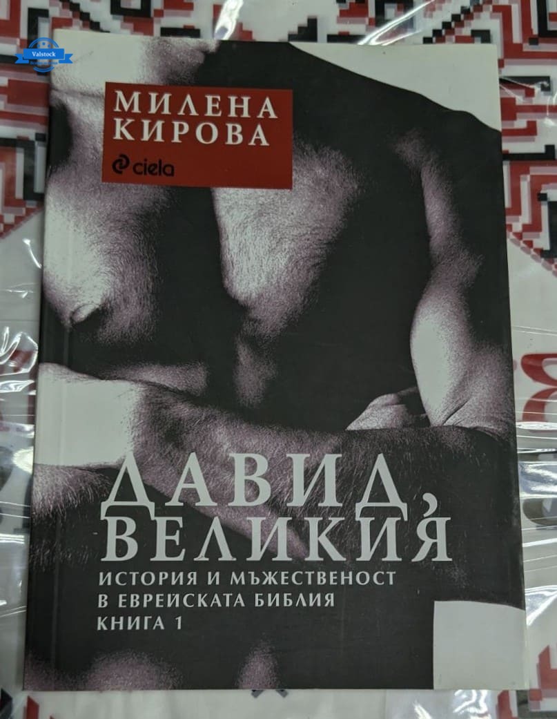 Корица на книгата „Давид Великия“ от Милена Кирова, издание 2011 г., представяща живота на цар Давид.