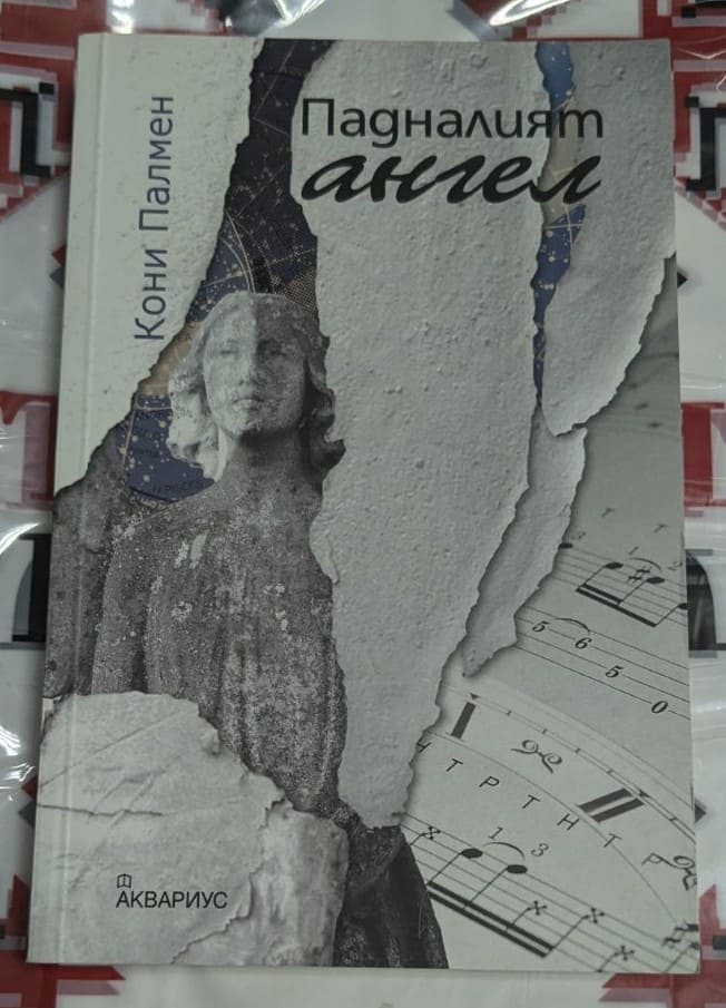 Корица на книгата „Падналият ангел“ от Кони Палмен – драма за сложни взаимоотношения, любов и борба със самотата и загубата.