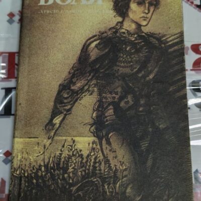 Корица на книгата „Воля“ от Митко Ст. Горчивкин, изобразяваща воин с решителен поглед, символизиращ силата на волята и борбата за идеали.