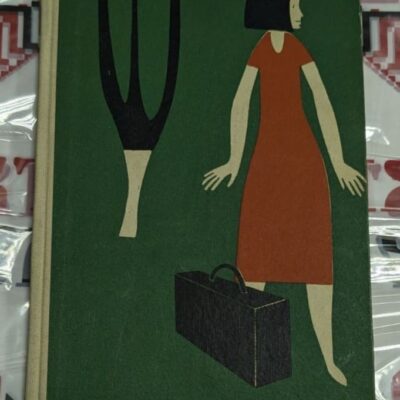Стара българска книга „Двама в новия град“ от Камен Калчев, издание „Профиздат“ 1963 г., с винтидж оформление и флорална графика.
