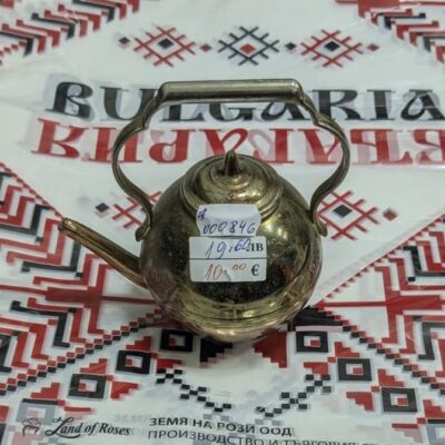 антикварен месингов мини чайник