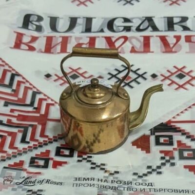 Месингов мини чайник с висока дръжка