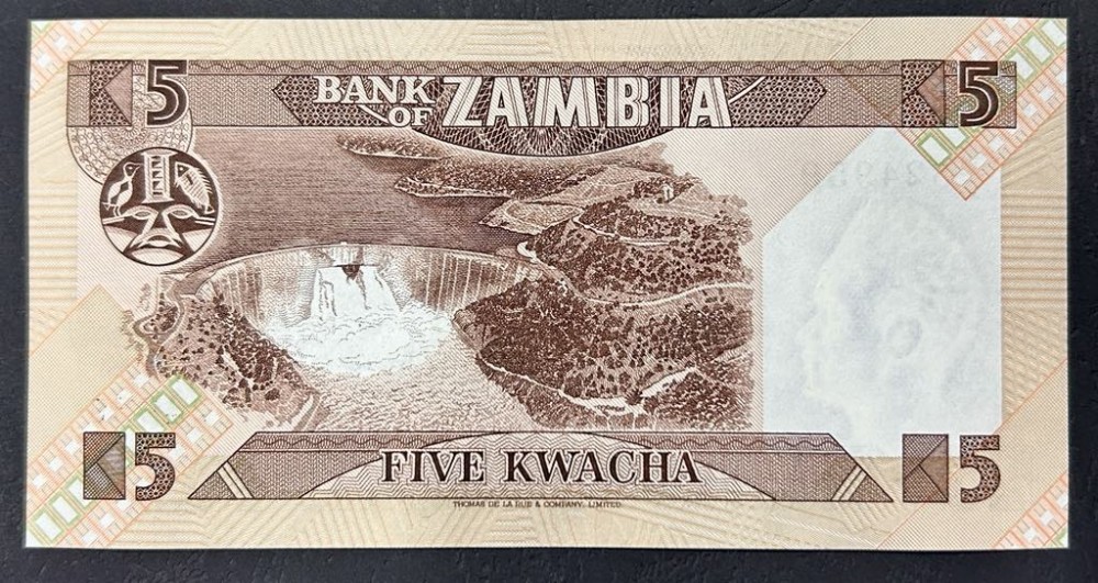 Колекционерска банкнота от Замбия – 5 Kwacha.1