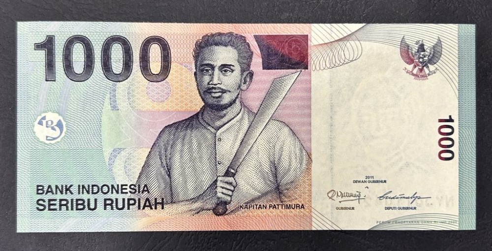 1000 Рупии Индонезия 2011 UNC – Bank Indonesia - Image 2
