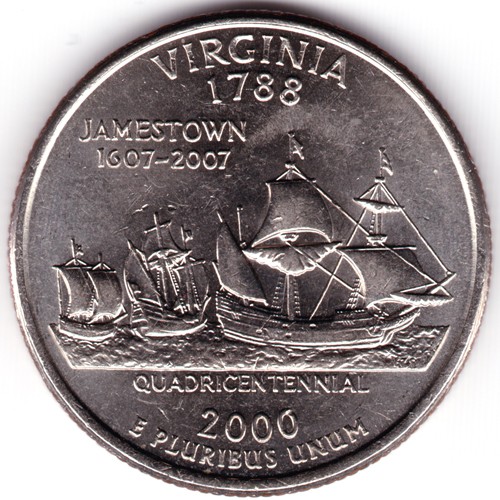 САЩ 1/4 долар (Quarter) 2000