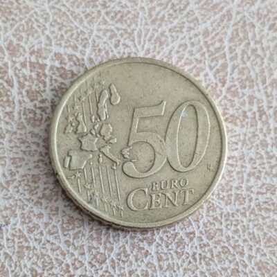 Монета 50 евроцента Гърция 2002 с образа на Елефтериос Венизелос