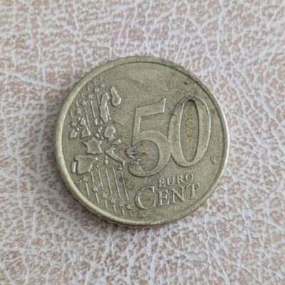 Обща европейска страна на монета Ирландия 50 евроцента 2002