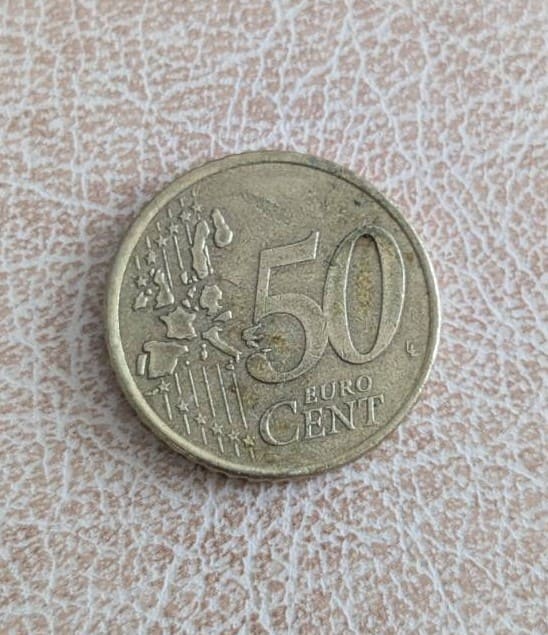 Обща европейска страна на монета Ирландия 50 евроцента 2002