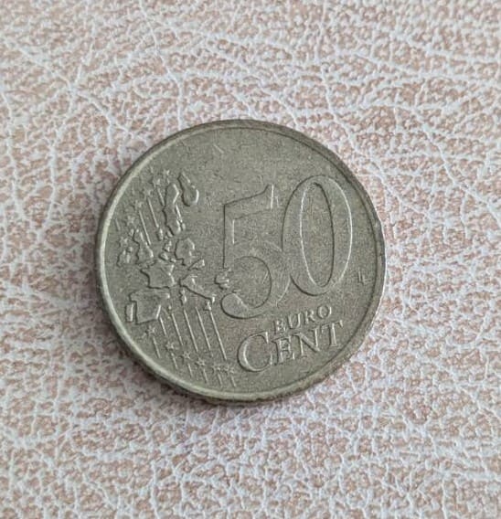 Обща европейска страна на монета Нидерландия 50 евроцента 1999