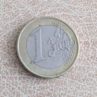 Обща европейска страна на монета Кипър 1 евро 2008