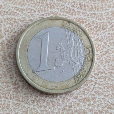 Обща европейска страна на монета Ирландия 1 евро 2002