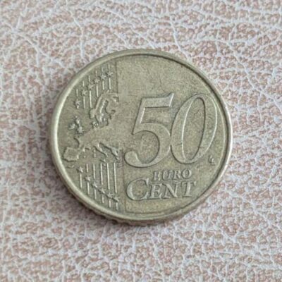 Обща европейска страна на монета Белгия 50 евроцента 2015