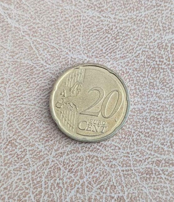 Словения 20 евроцента 2021 липицански коне LIPICANEC